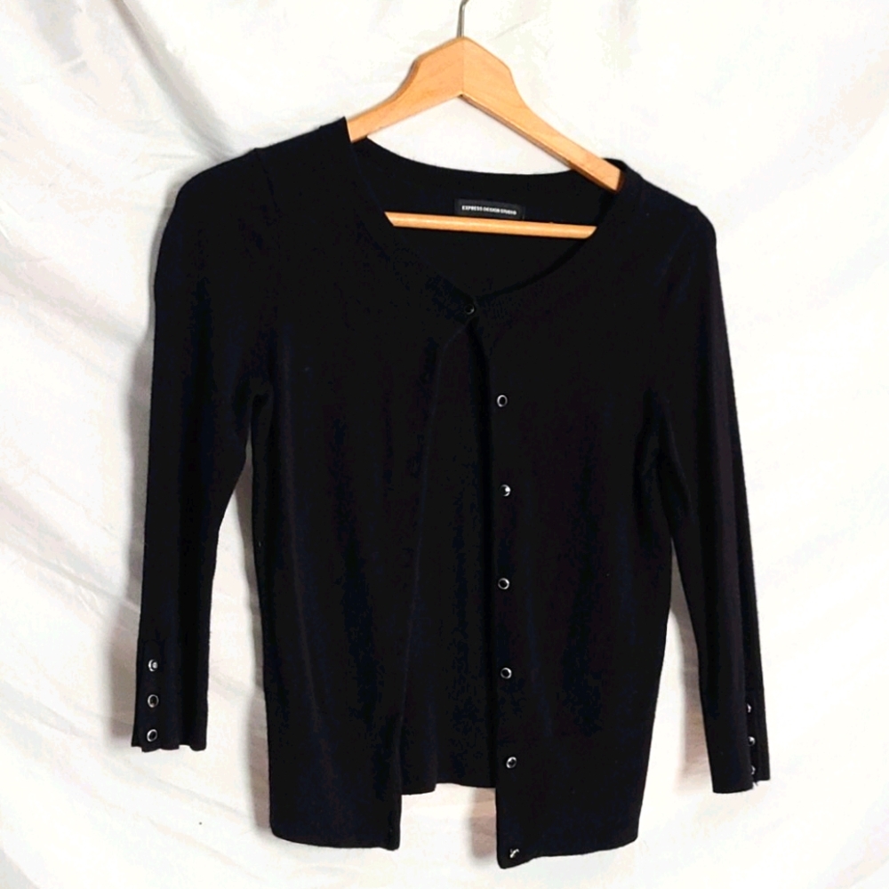 EXPRESS DESIGN STUDIO BLACK CARDIGAN